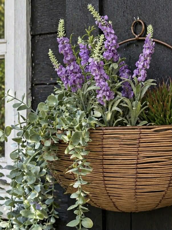 Panier à plantes mural