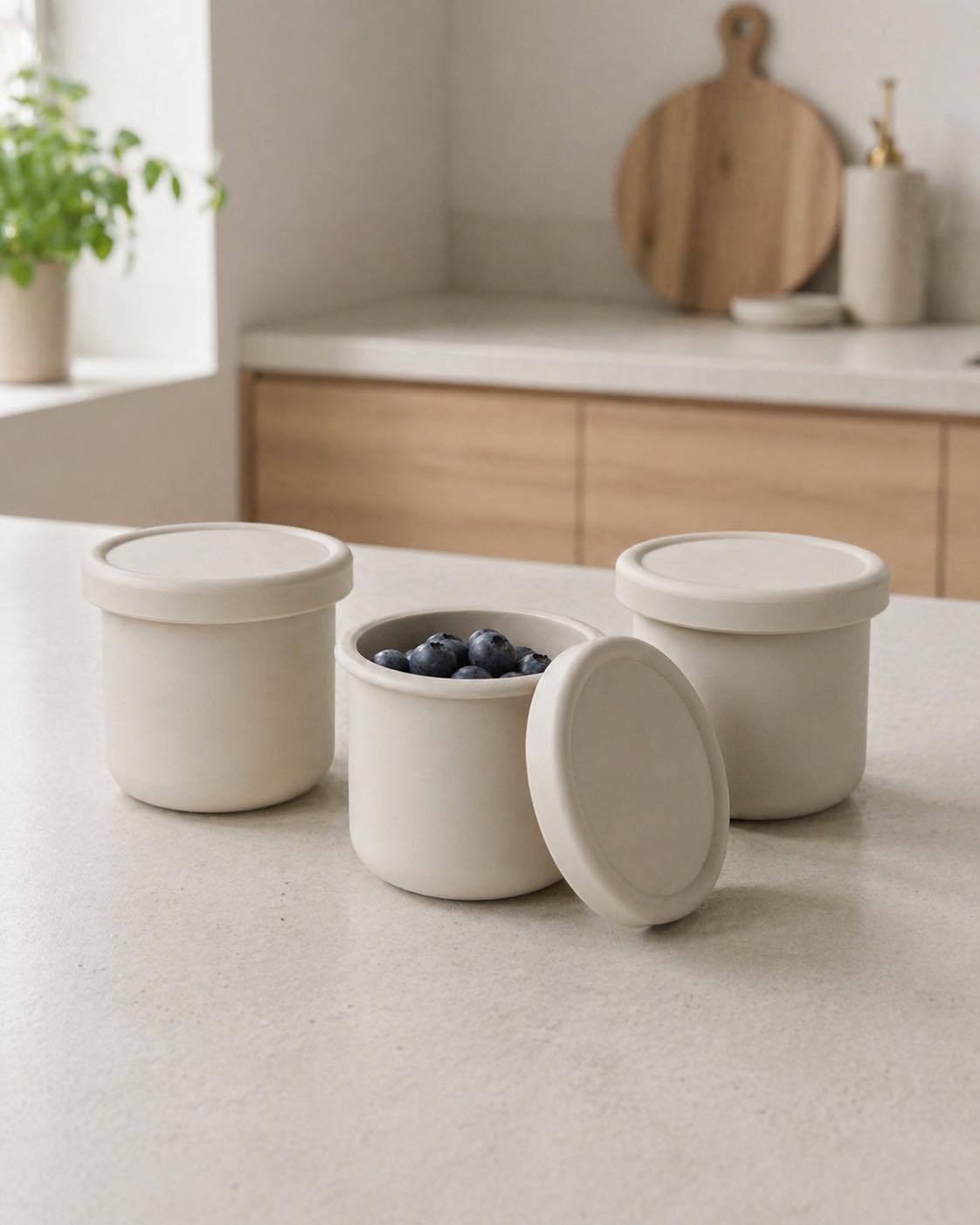 Boîtes de rangement en silicone - lot de 3 pcs.