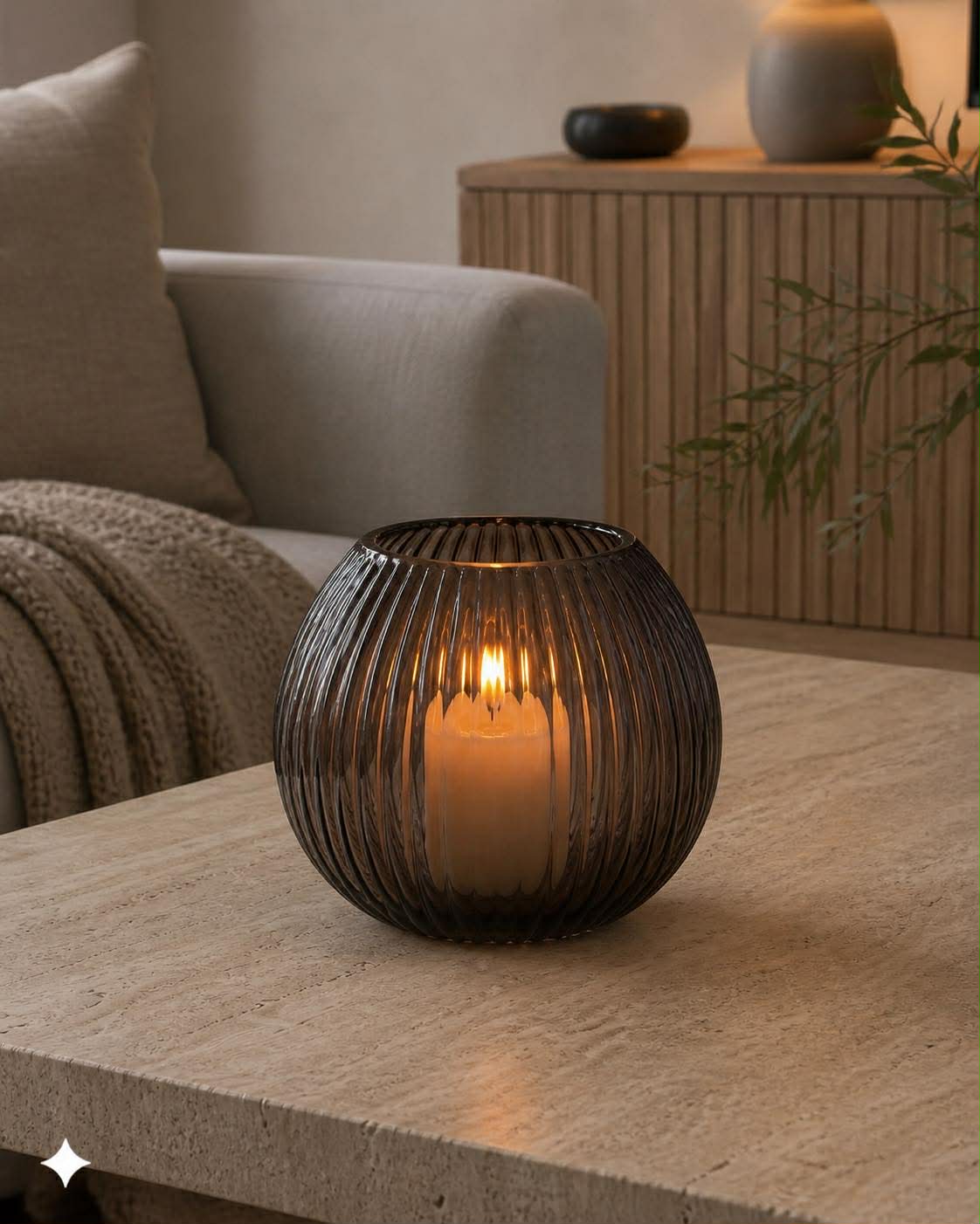 Photophore pour bougie chauffe-plat - COLOR MIX