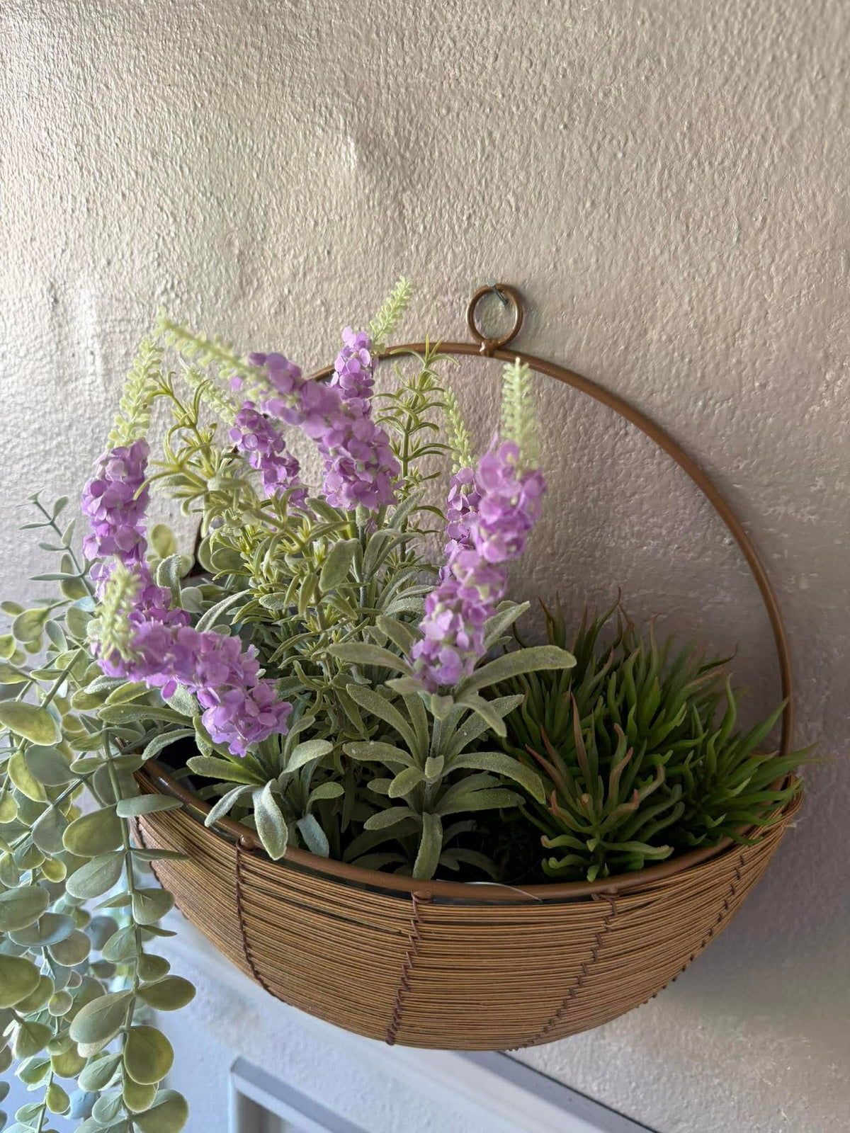 Panier à plantes mural