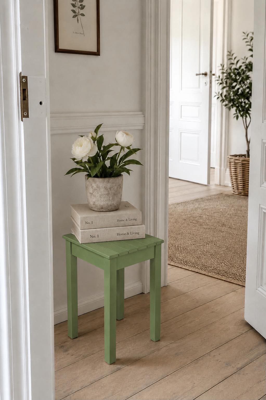 Tabouret olive - pour intérieur / extérieur