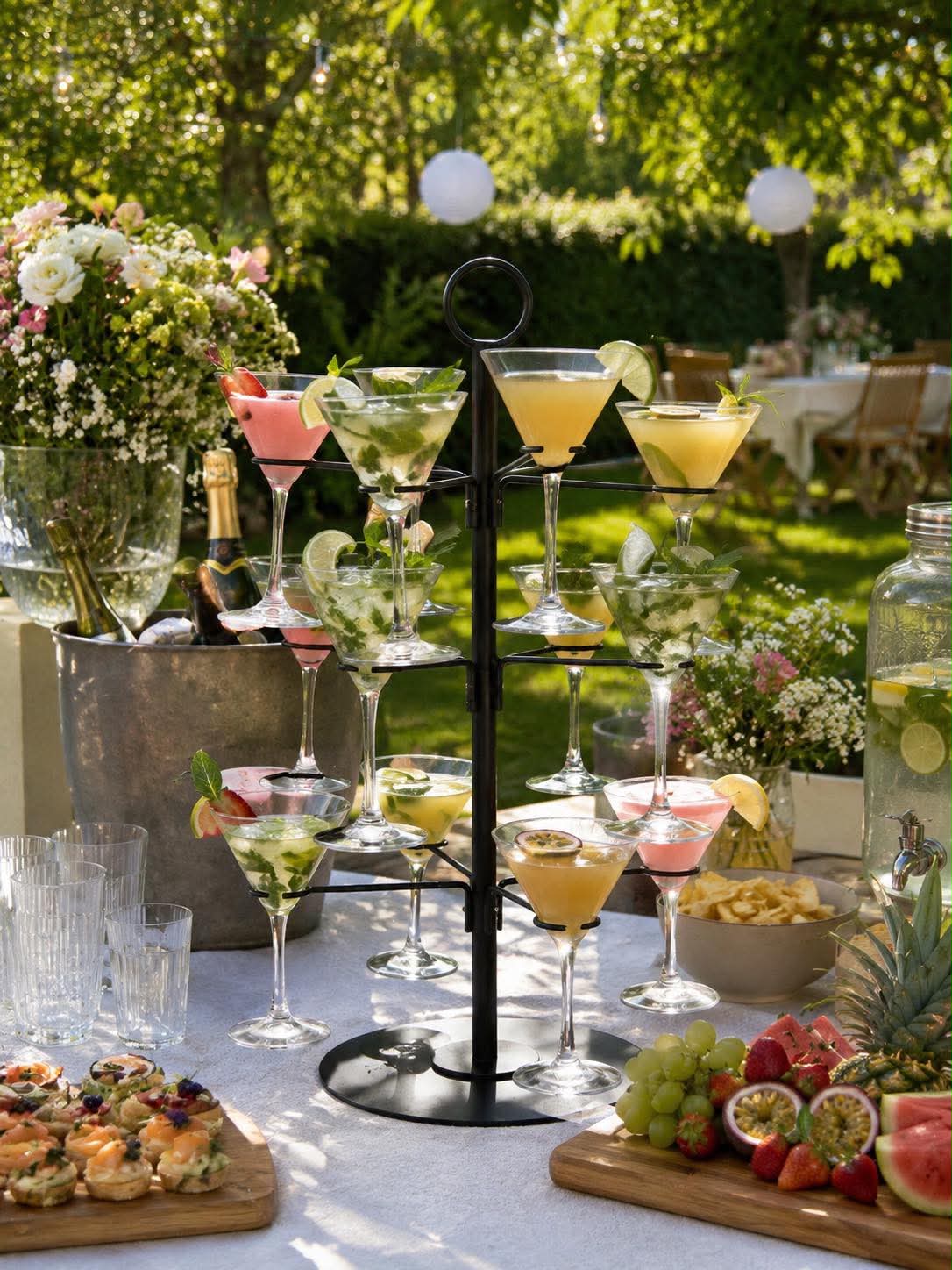 Présentoir pour boissons et dessert