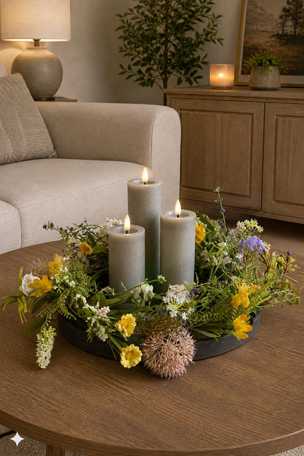 Couronne de fleurs Wild Flora