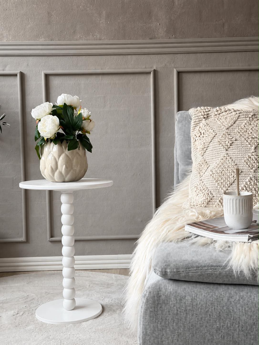 Table d’appoint - Blanc 50x35