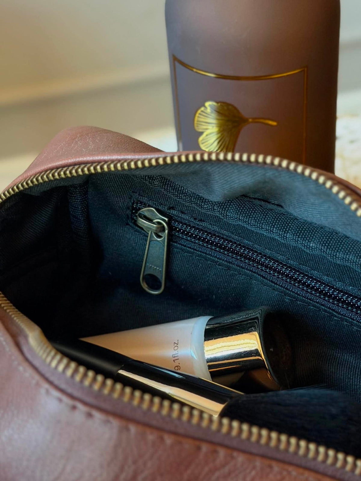 Trousse de toilette Faust - Dark brown
