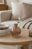 Vase Asti low - marron
