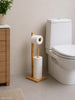 Porte-rouleau de papier toilette en bambou