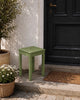 Tabouret olive - pour intérieur / extérieur