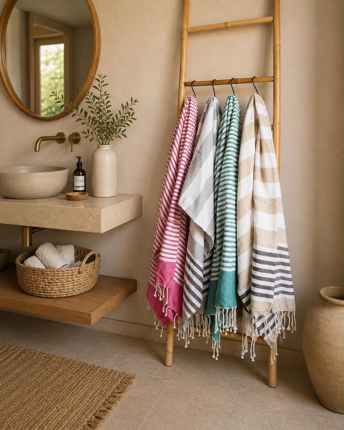 Serviette de hammam - Plusieurs couleurs