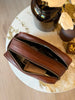 Trousse de toilette double Faust - Dark brown