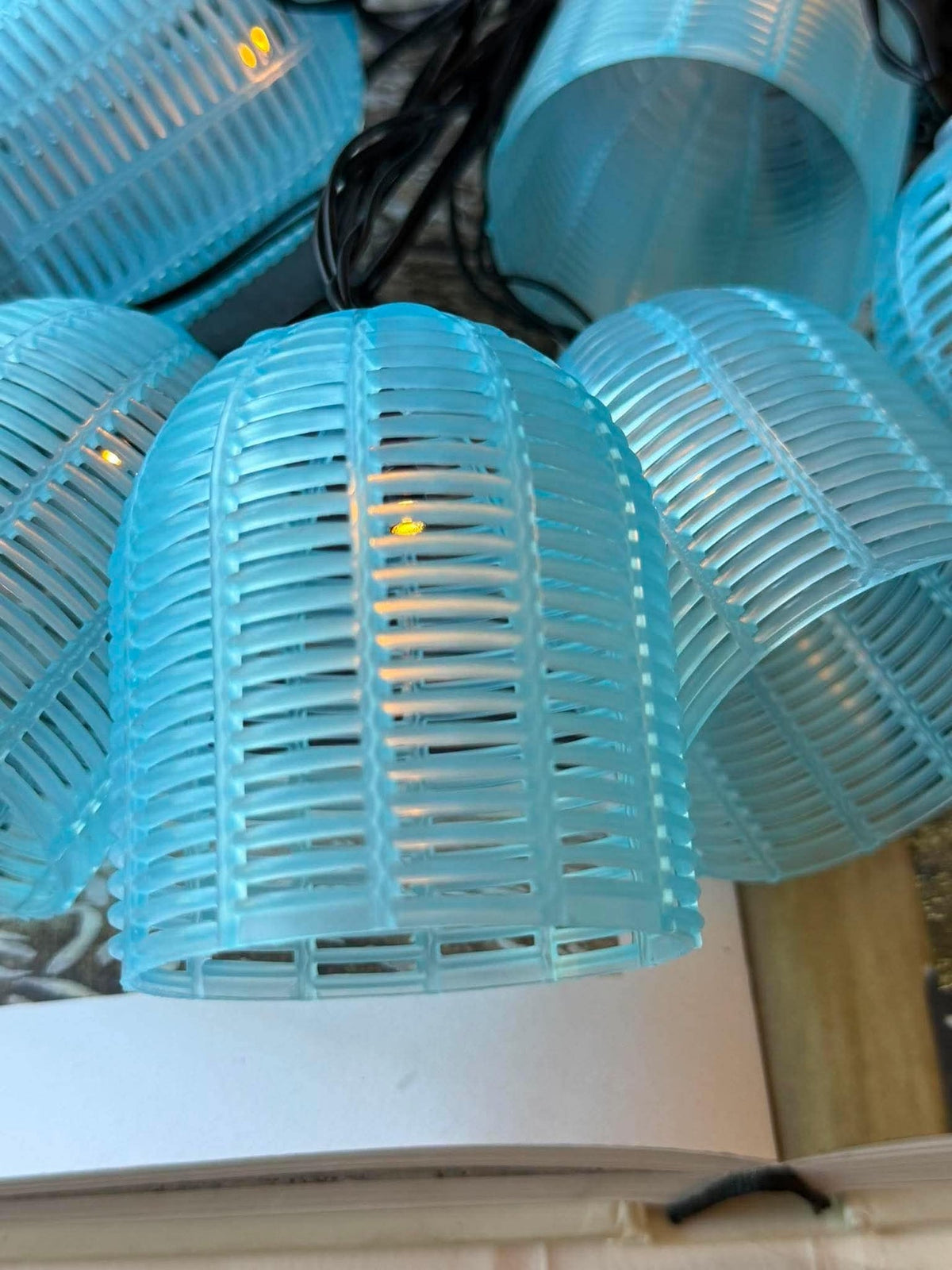 Guirlande lumineuse à énergie solaire - Blue
