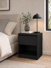 Table de chevet - Black avec 1 tiroir