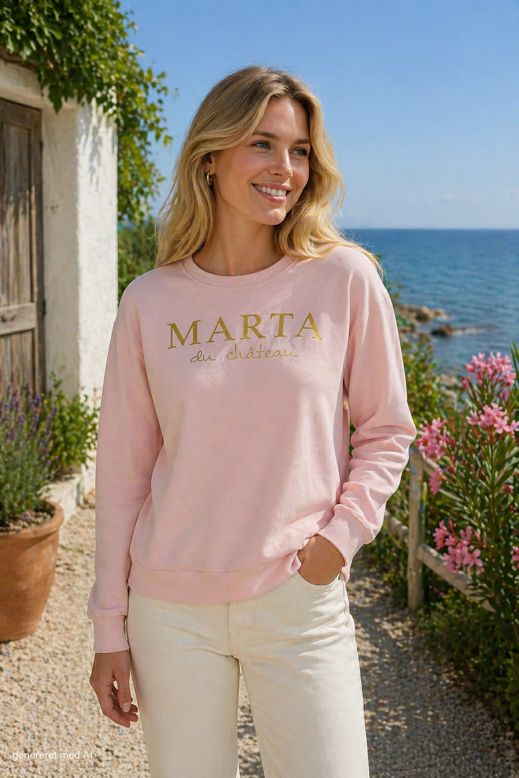 Sweat-shirt Marta rose