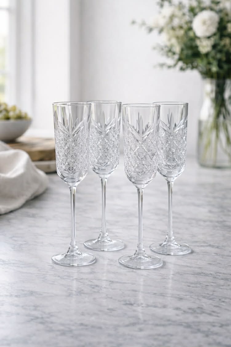 Flûtes à champagne - 4 pcs