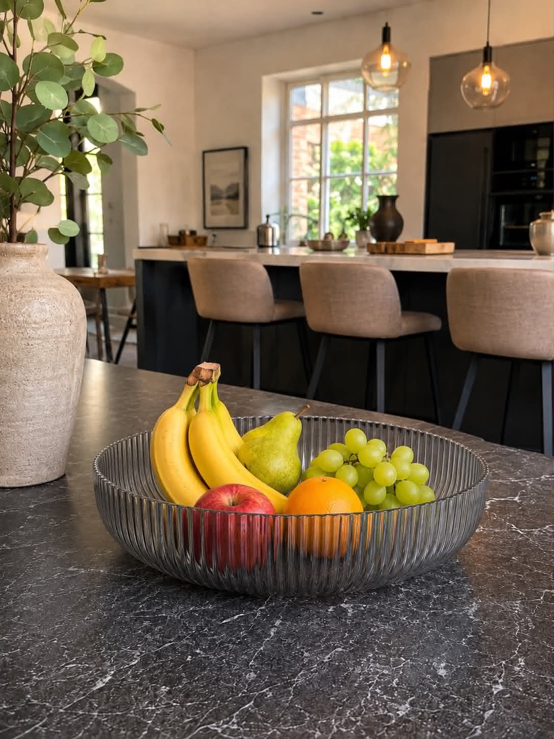 Plateau pour déco ou aliments - Gris