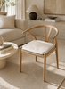 Coussin en cuir Beige - Convient à la chaise Y-stolen