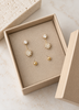 Boîte Mix avec 6 boucles d’oreilles - Ivy plaqué or 18 carats