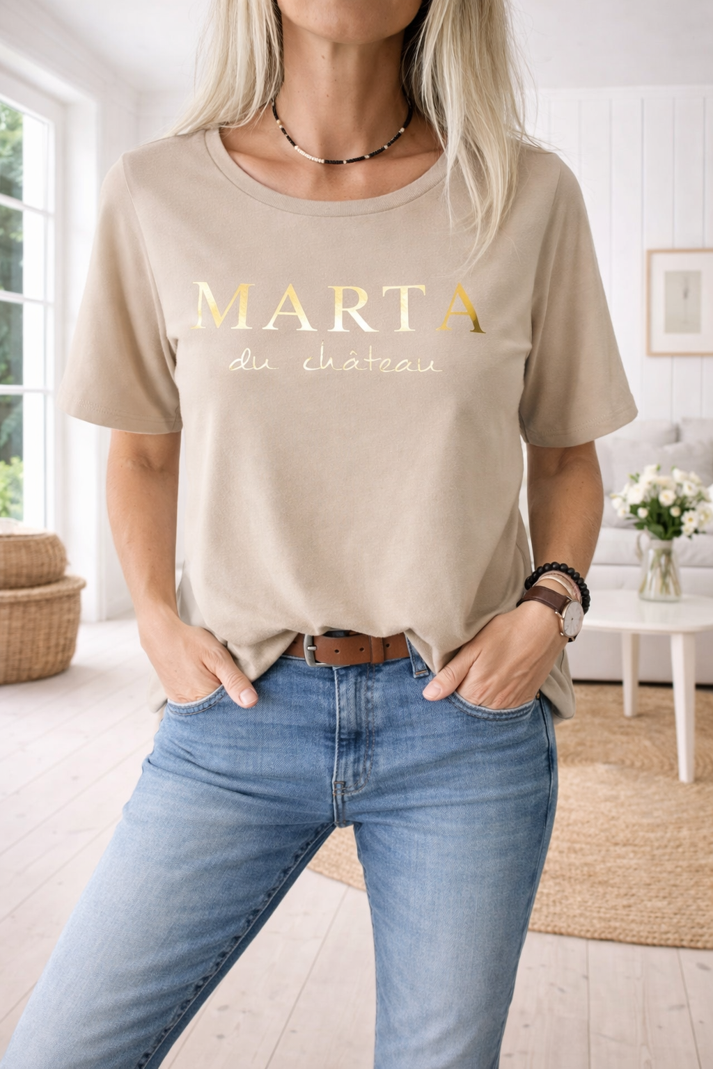 T-shirt Marta Sable