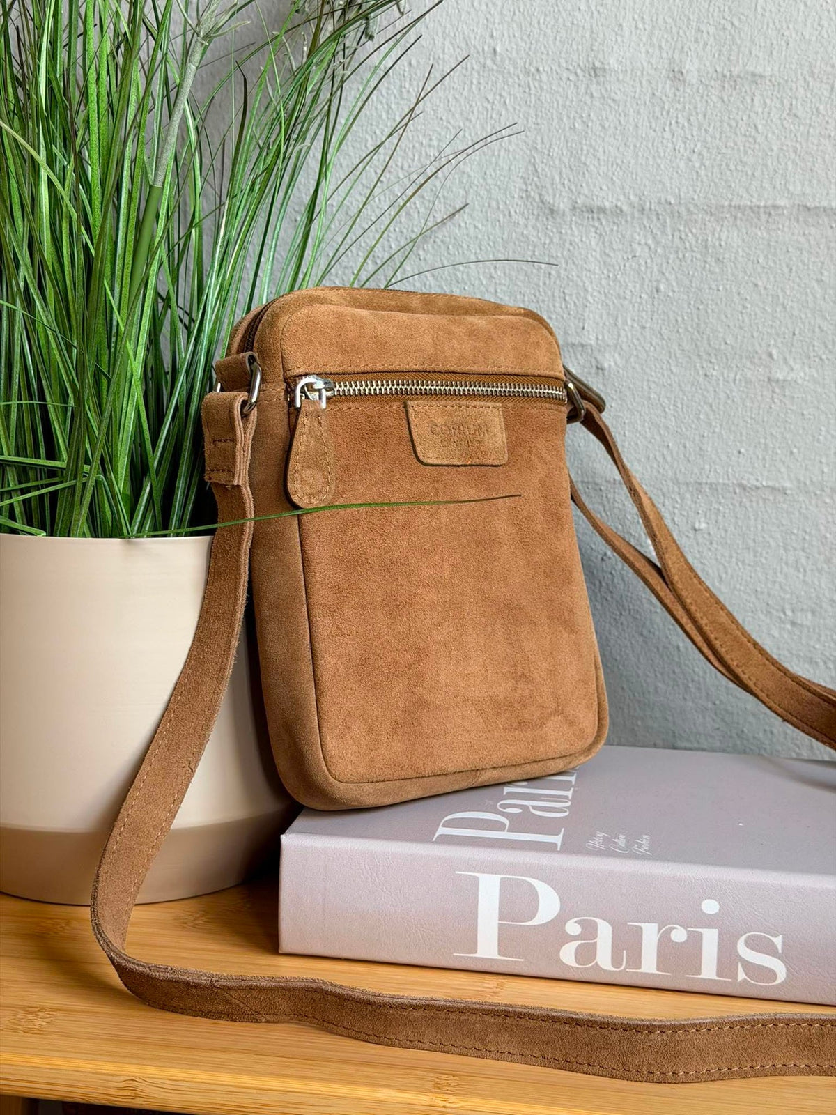 Pochette pour téléphone Daily – Suede beige
