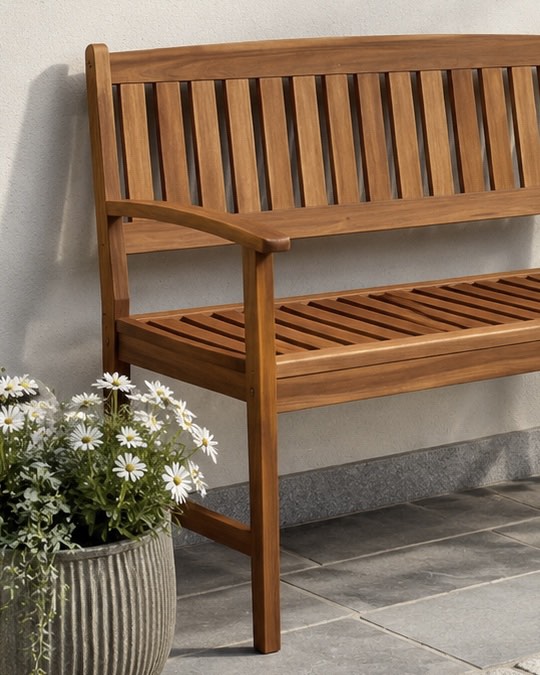 Banc de jardin en acacia