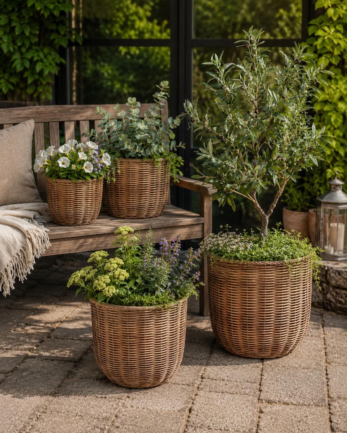 Ensemble de paniers - Lot de 4 pcs.