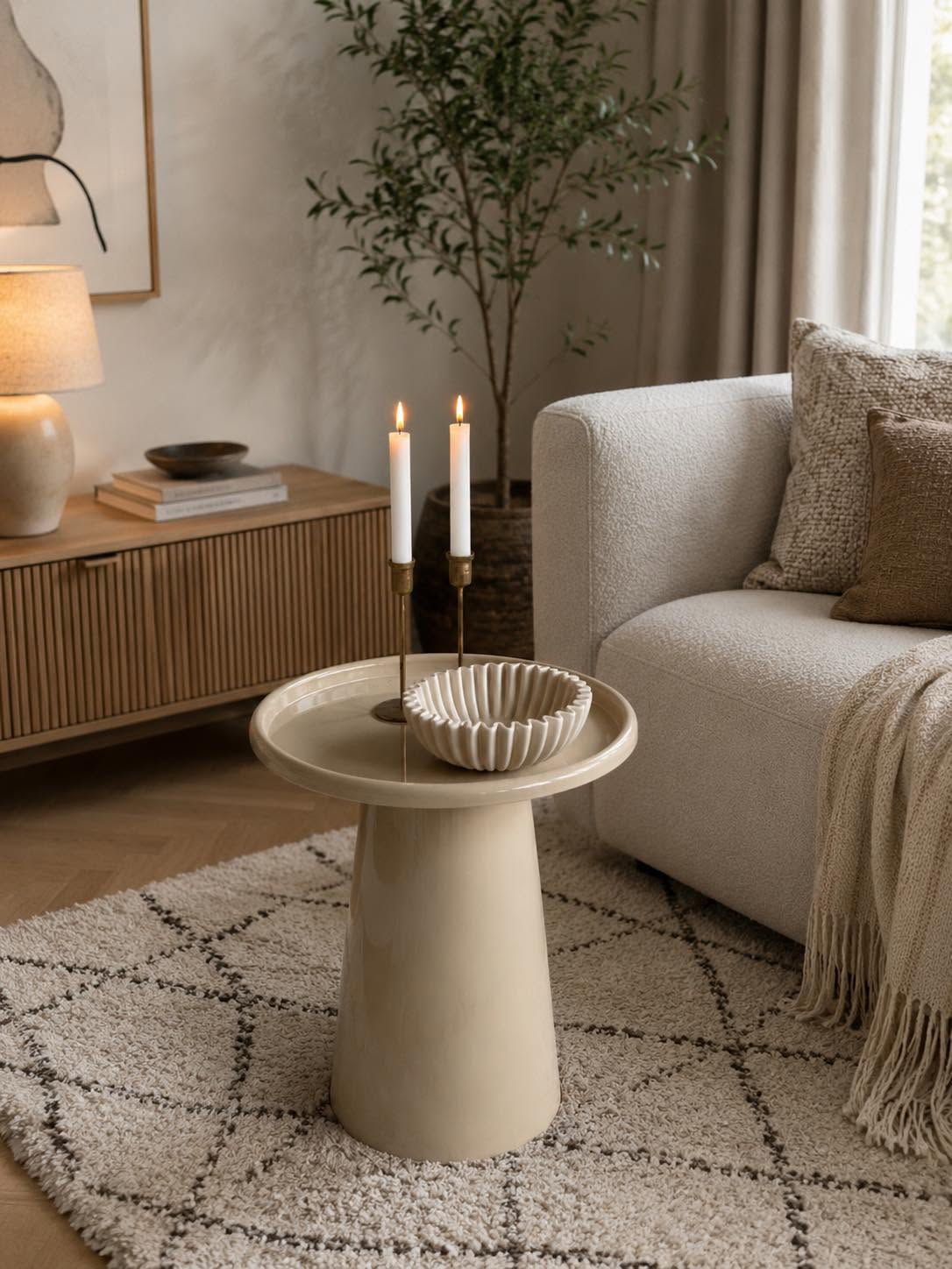 Table d’appoint - Shiny Beige