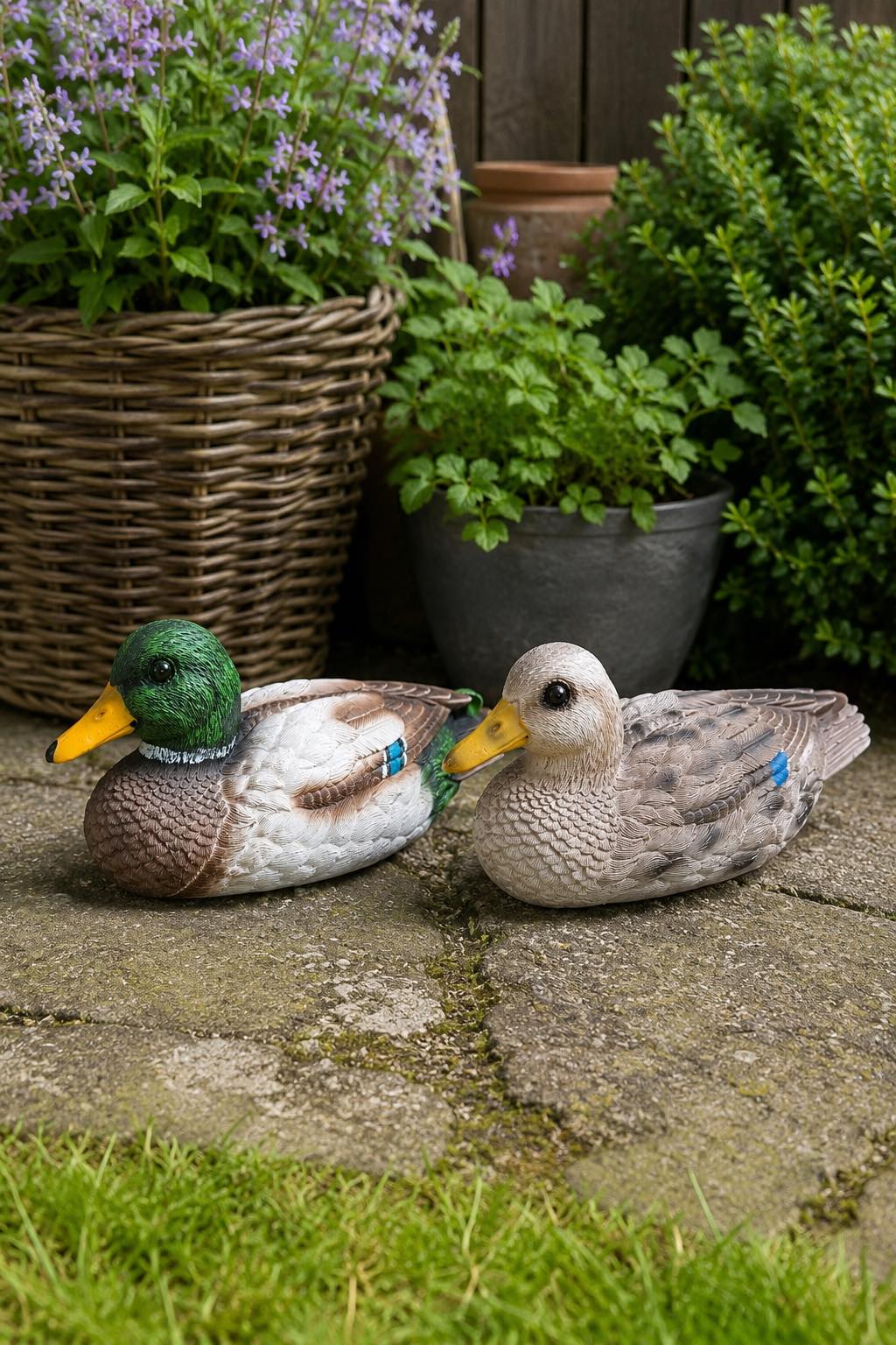 Canard flottant pour décoration de jardin - Mix