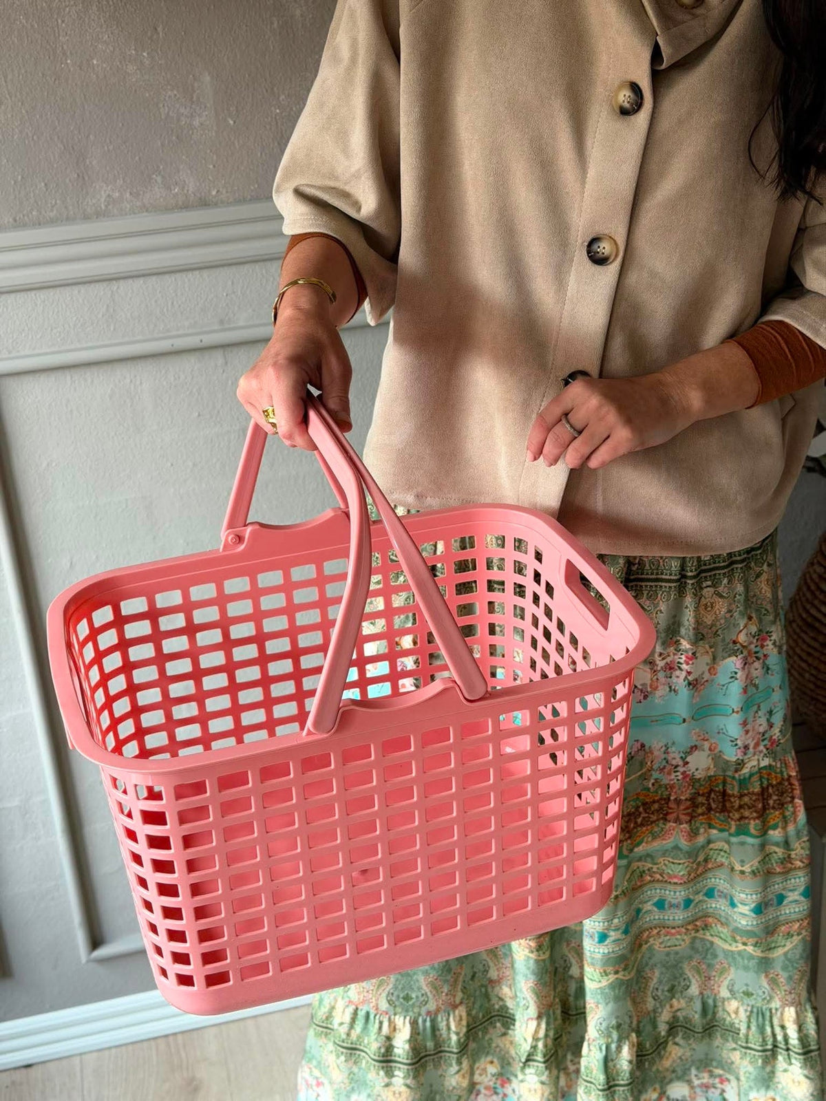 Panier de rangement Rose - Summer deal