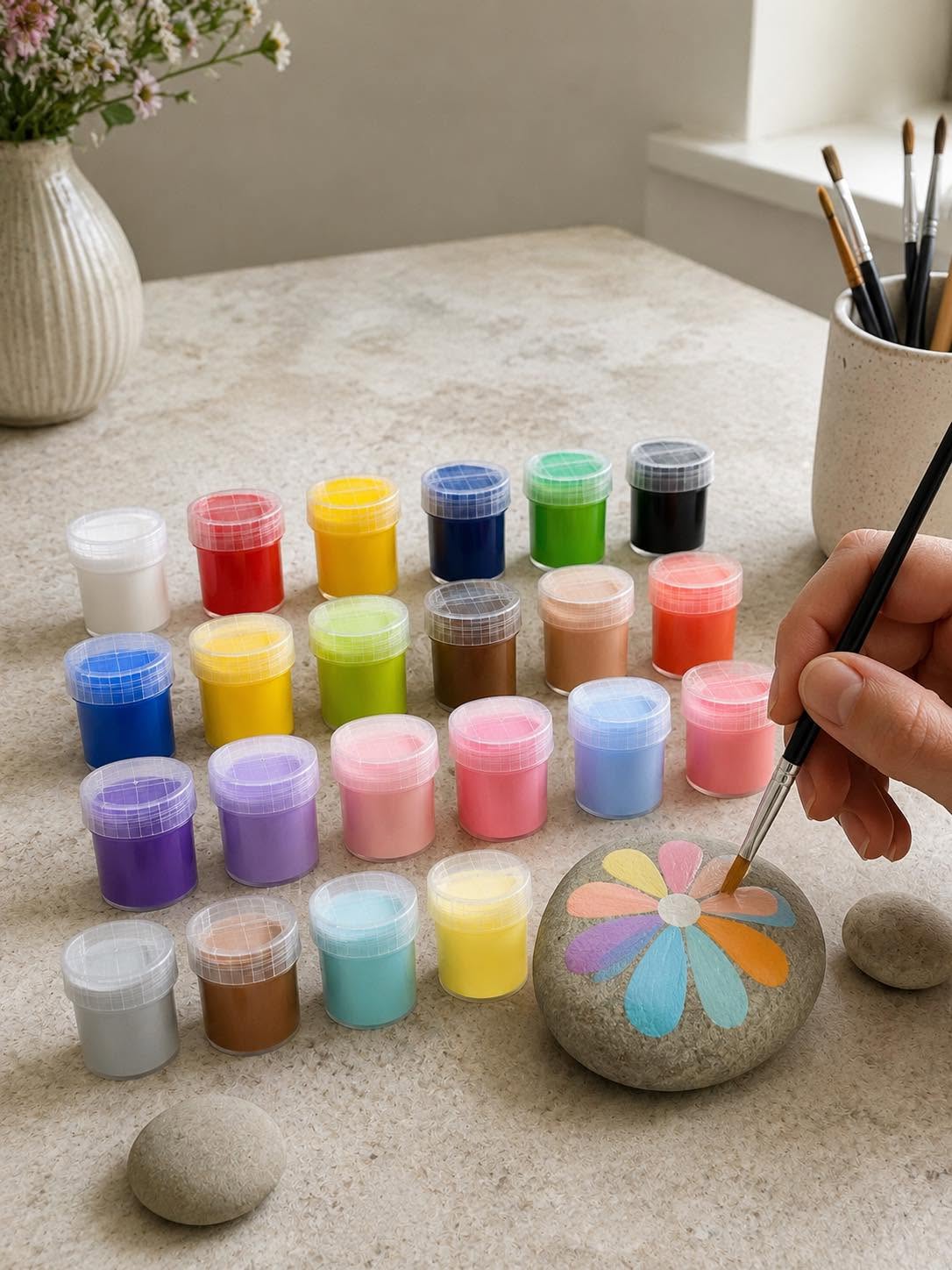 Peinture acrylique  - Lot de 24