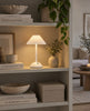 Lampe de table tactile Plissé Blanc