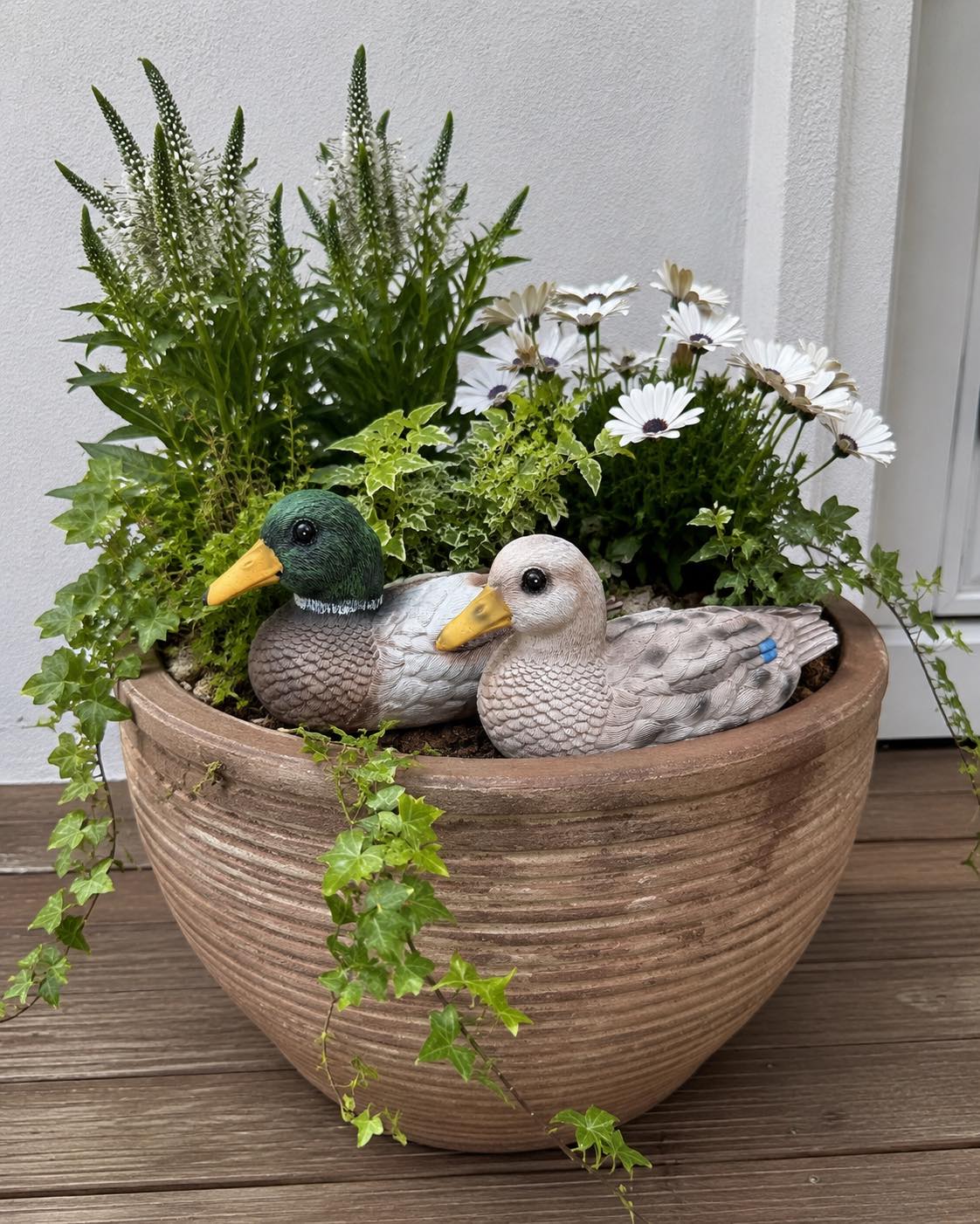 Canard flottant pour décoration de jardin - Mix