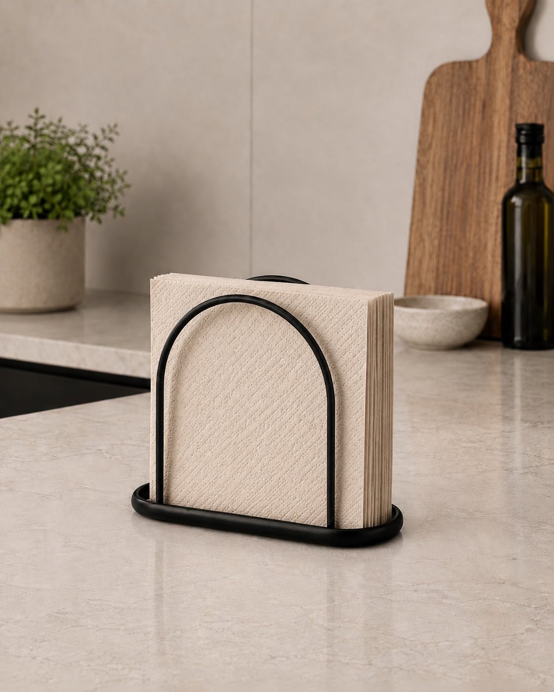 Porte-serviettes - Noir
