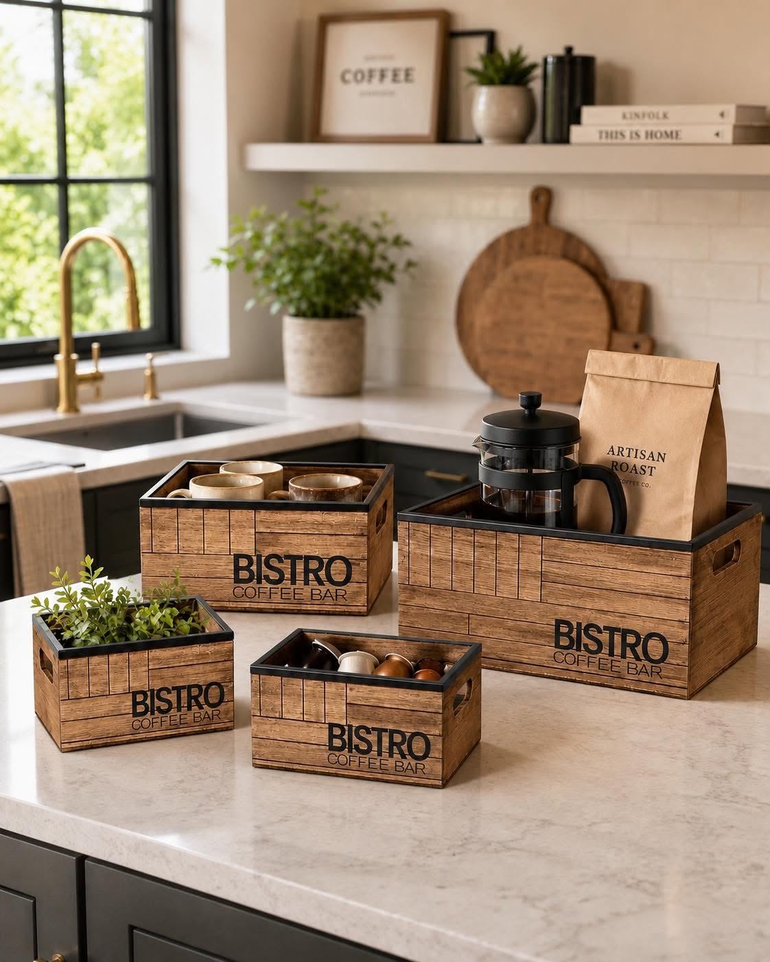 Boîtes BISTRO - Lot de 4 pièces