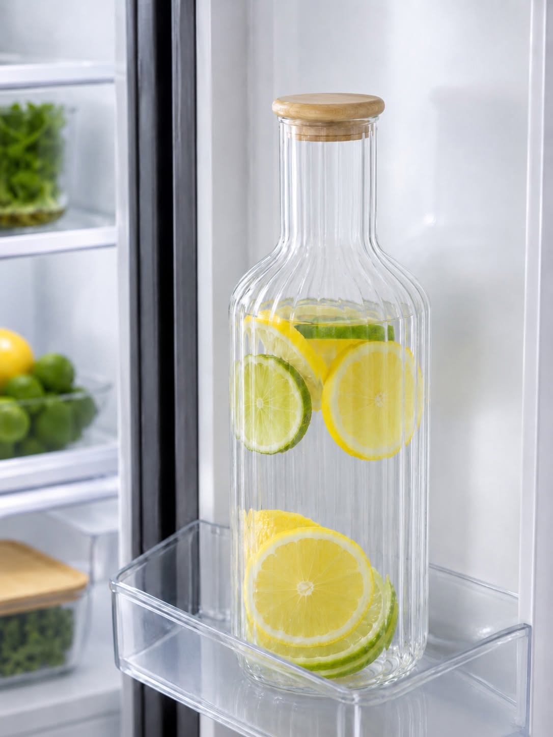 Carafe avec couvercle en bambou 1400 ml