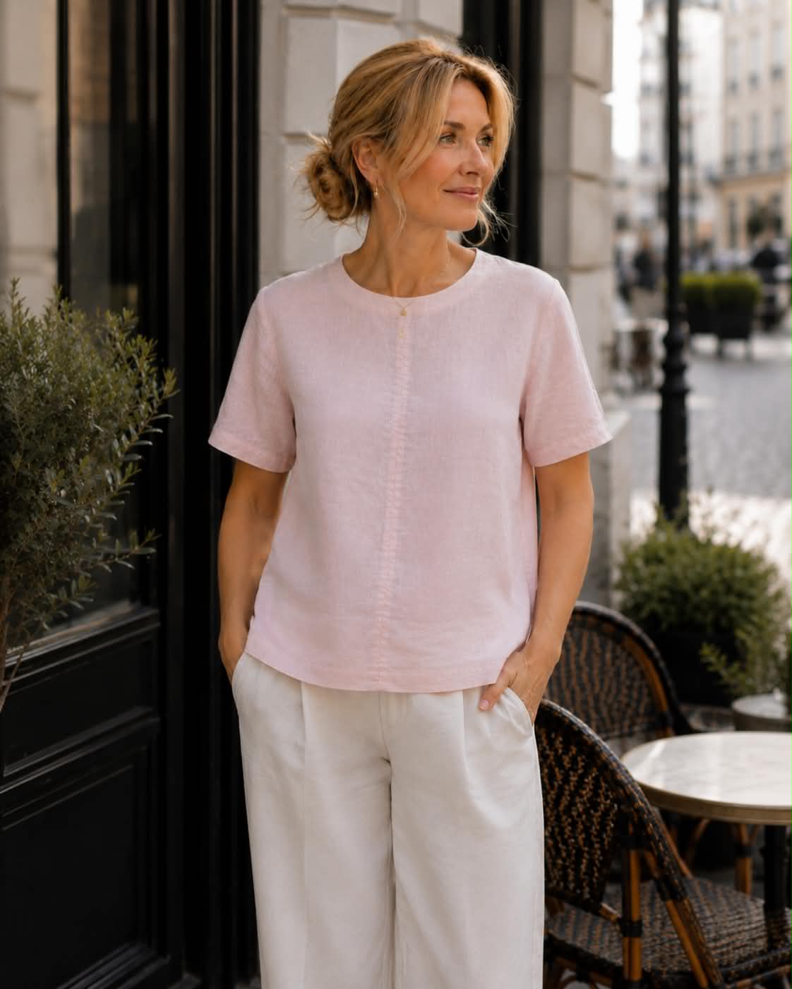 T-shirt Ceyla rose