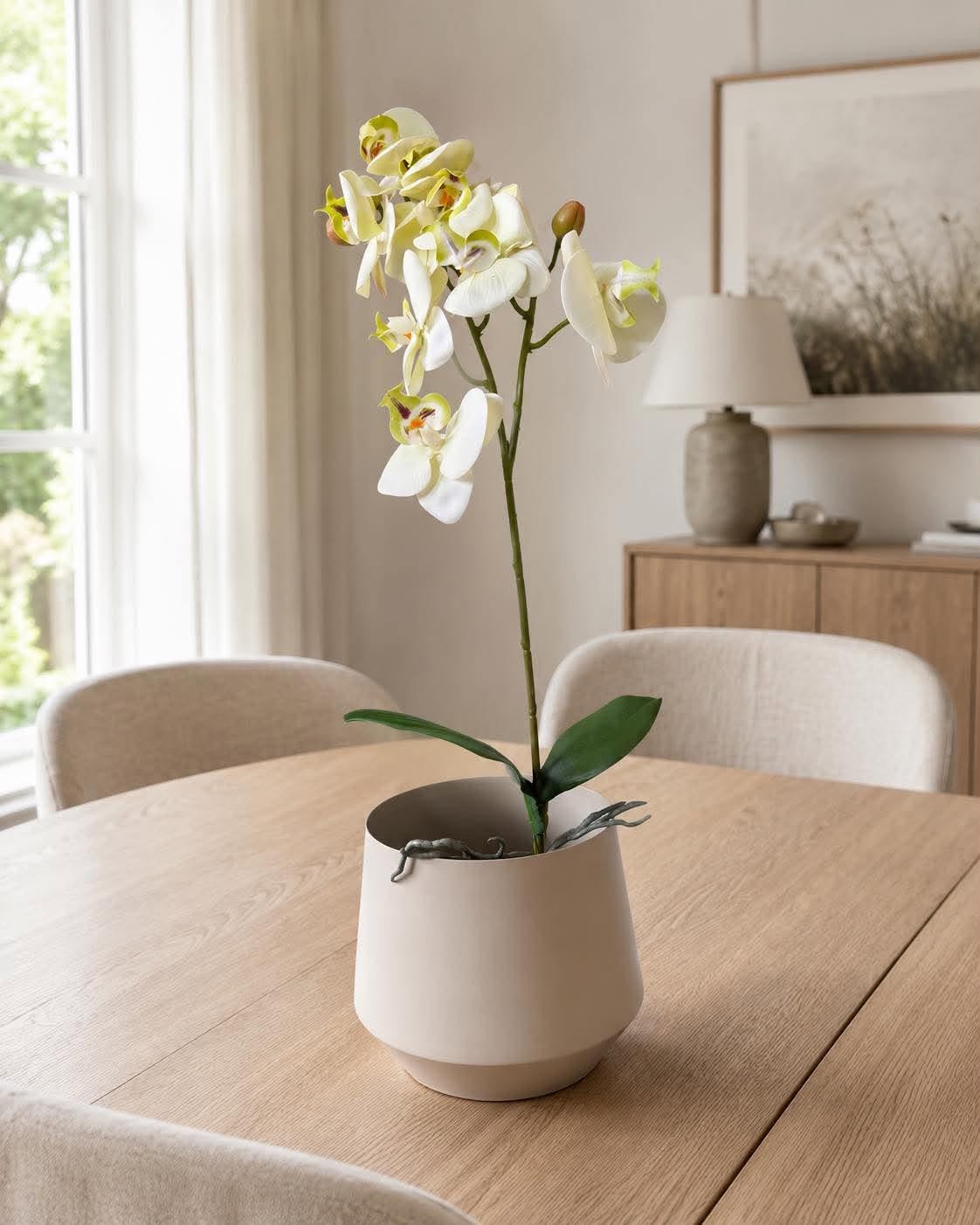 Tige d’orchidée - 41 cm - Blanc