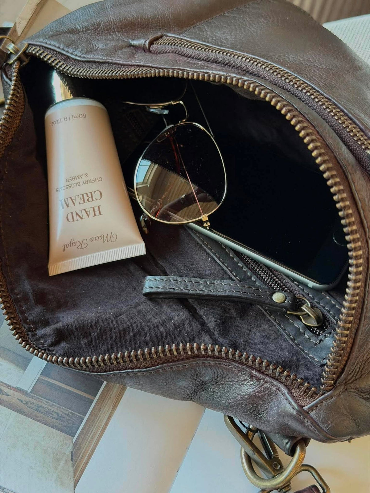 Bumbag Washed cow - Brown