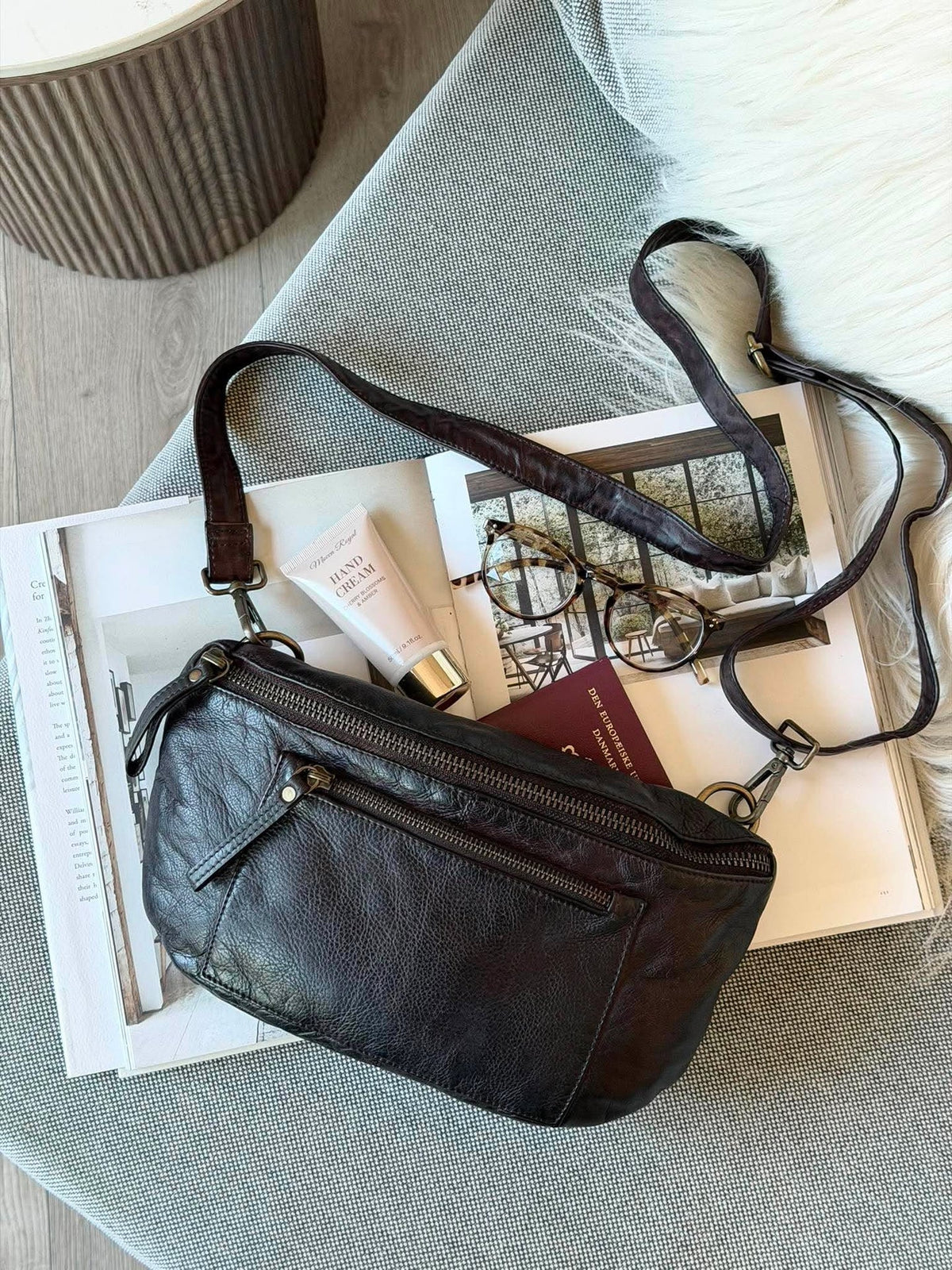 Bumbag Washed cow - Brown