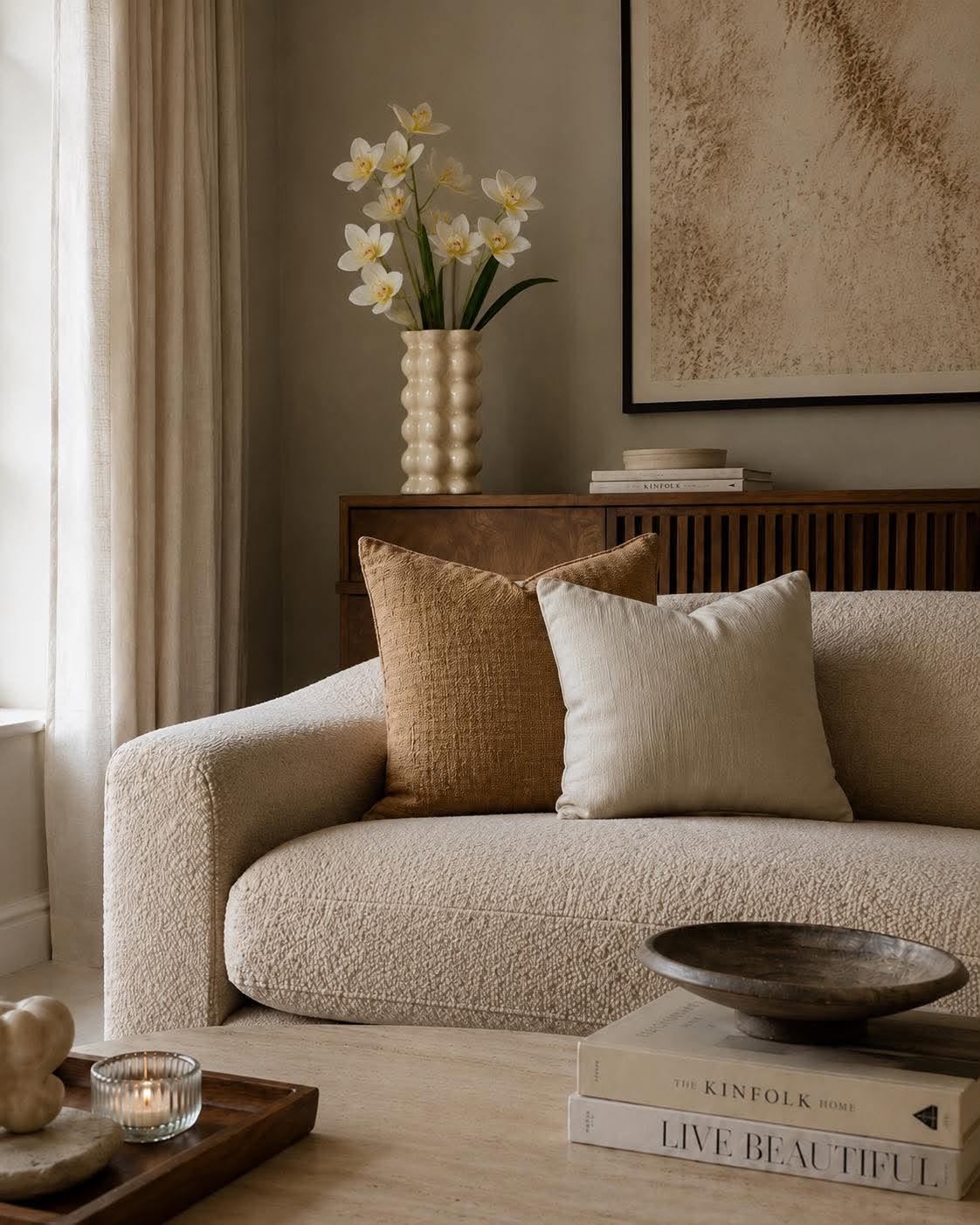 Vase céramique - Beige