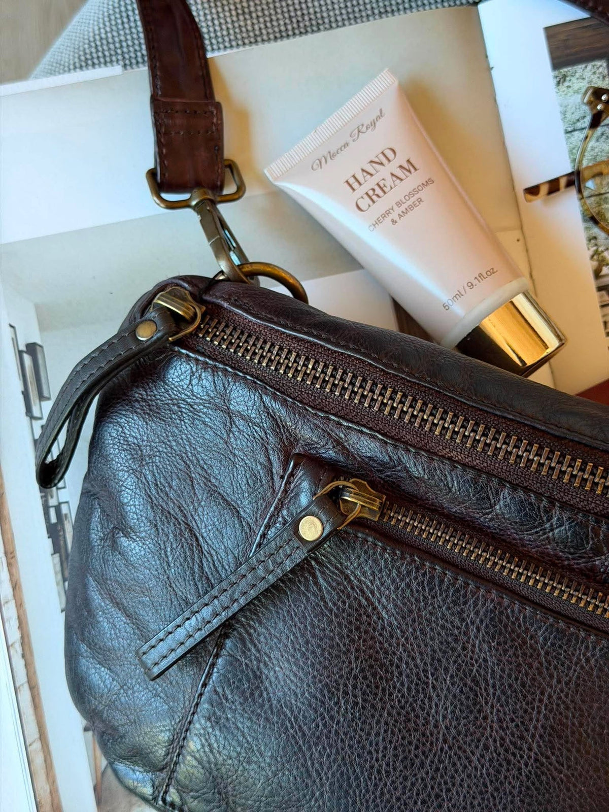 Bumbag Washed cow - Brown