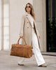 Sac de week-end Vinted cognac