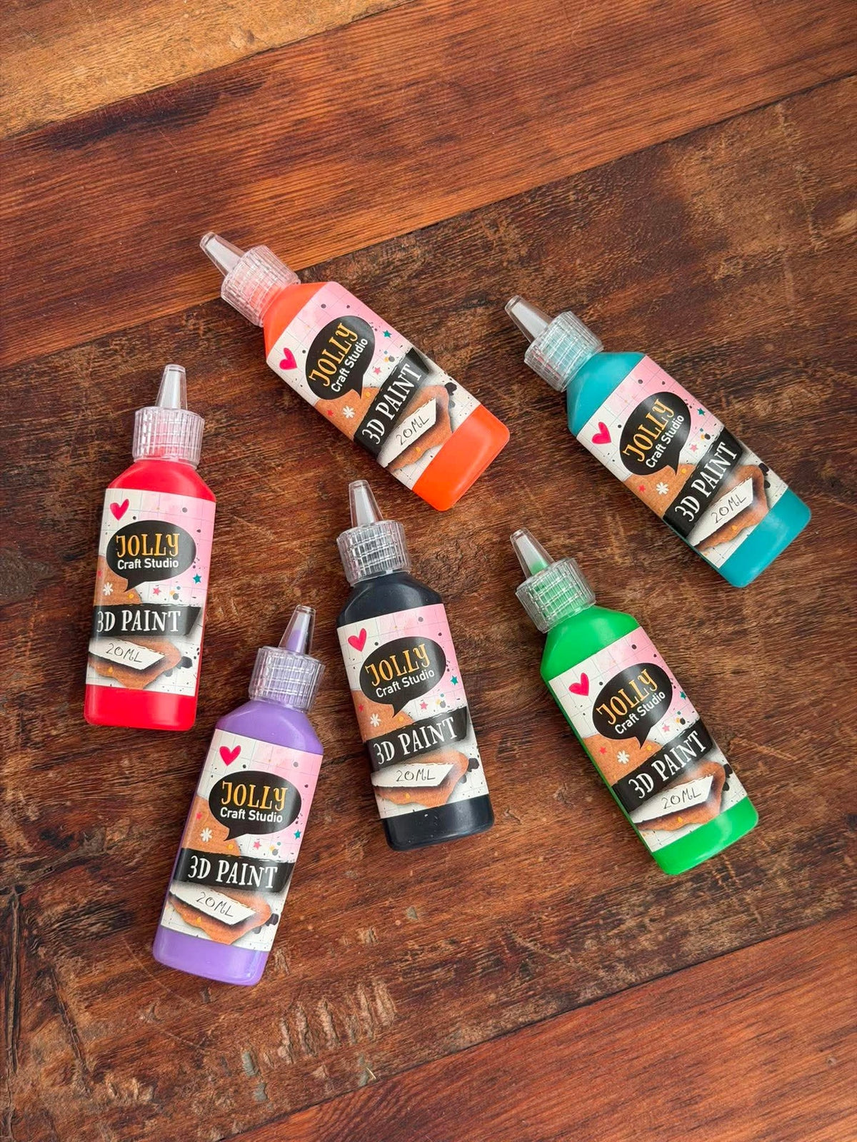 Peinture sur galets - 6 couleurs différentes