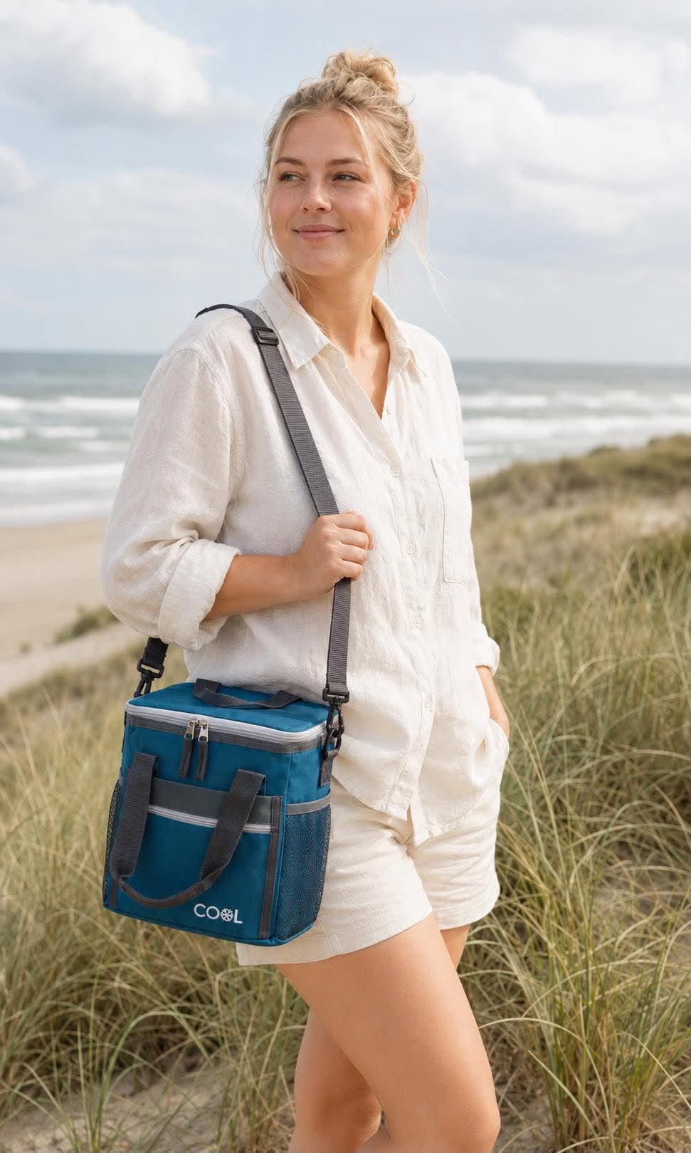 Sac isotherme bleu foncé - Small