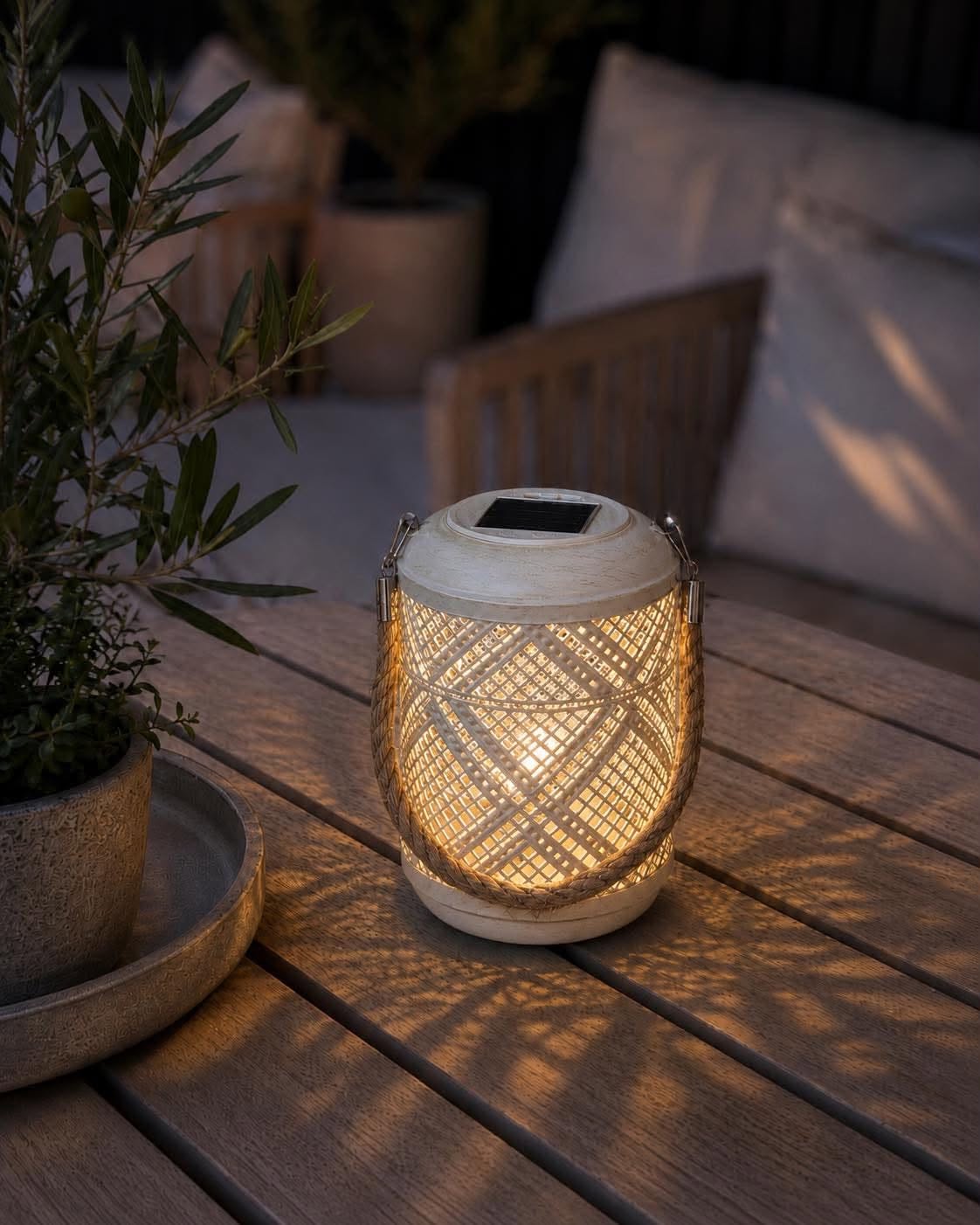 Lanterne solaire SANDY White