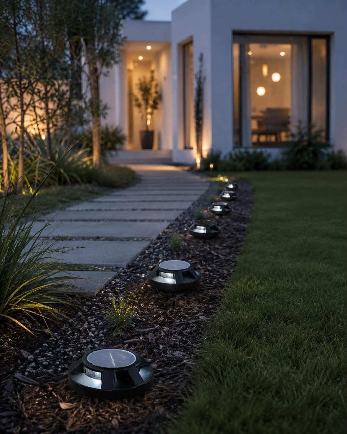 Spots de jardin UFO avec solaire