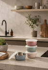 Bol à couvercle PASTEL – Lot de 4 bols