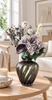 Bouquet avec hortensia et eucalyptus