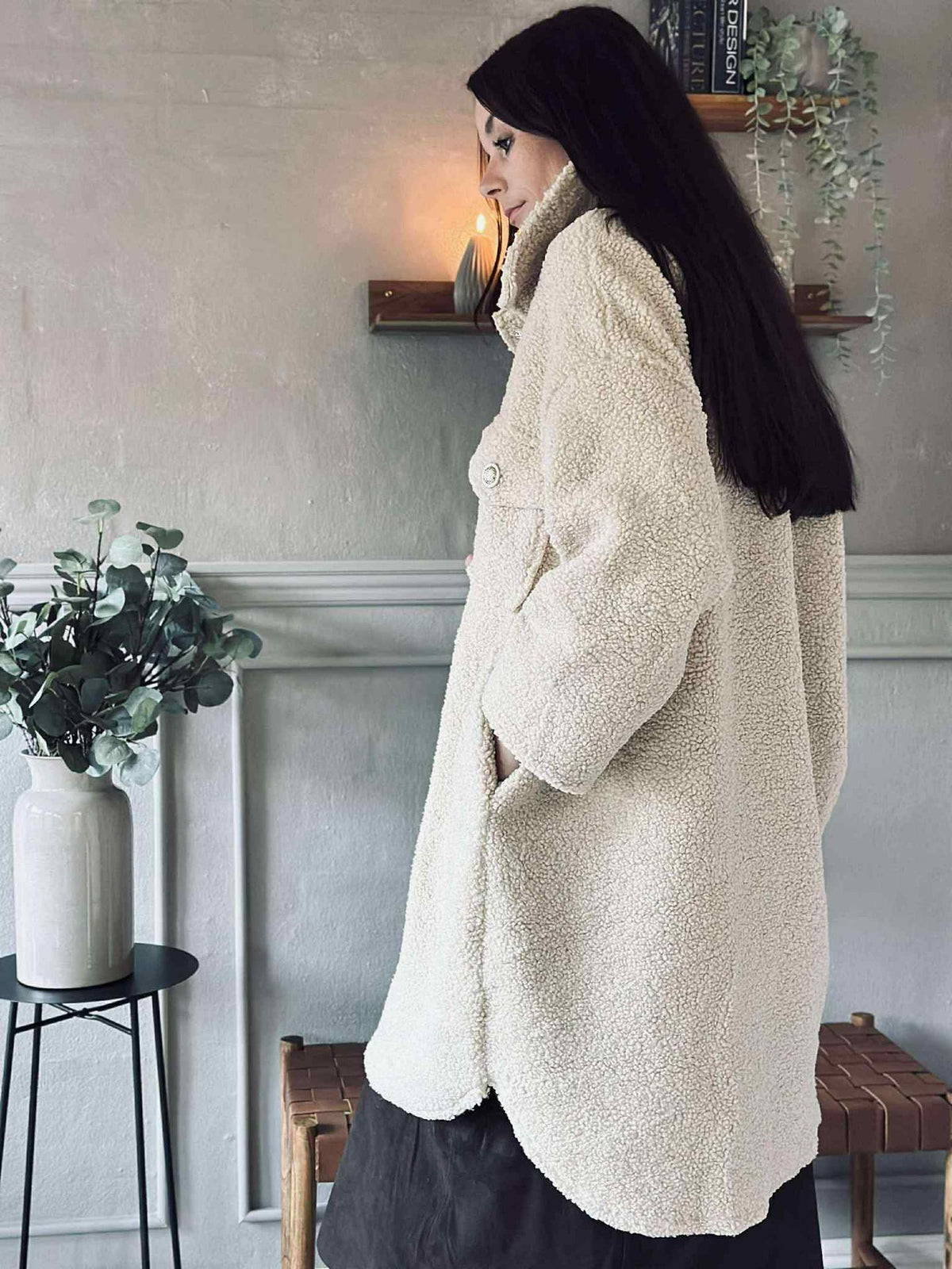 Veste Teddy Lois beige