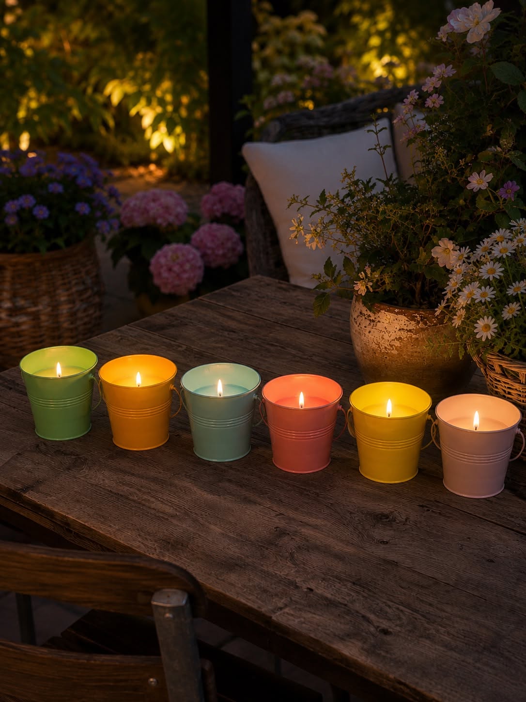 Bougie CITRONELLA – Color Mix