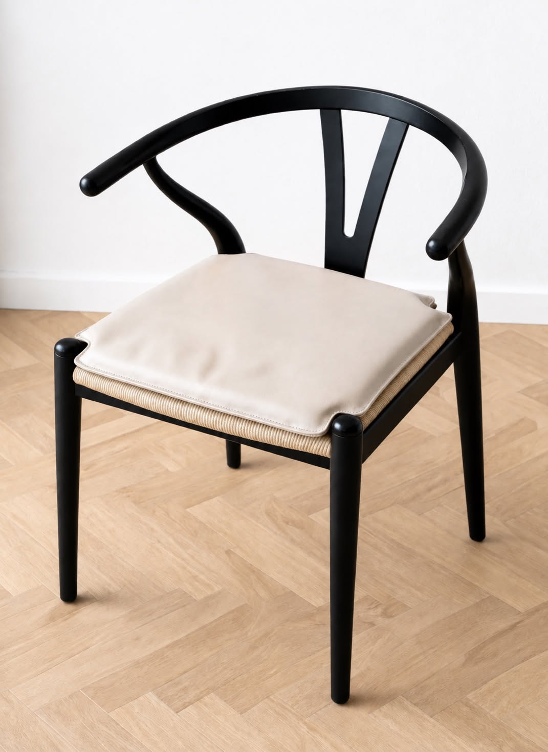 Coussin en cuir Beige - Convient à la chaise Y-stolen